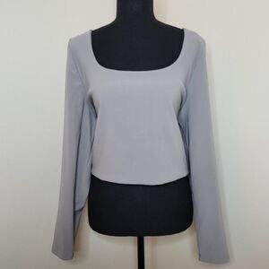 Cotton On Curve Quinn Square Neck Long Sleeve Top